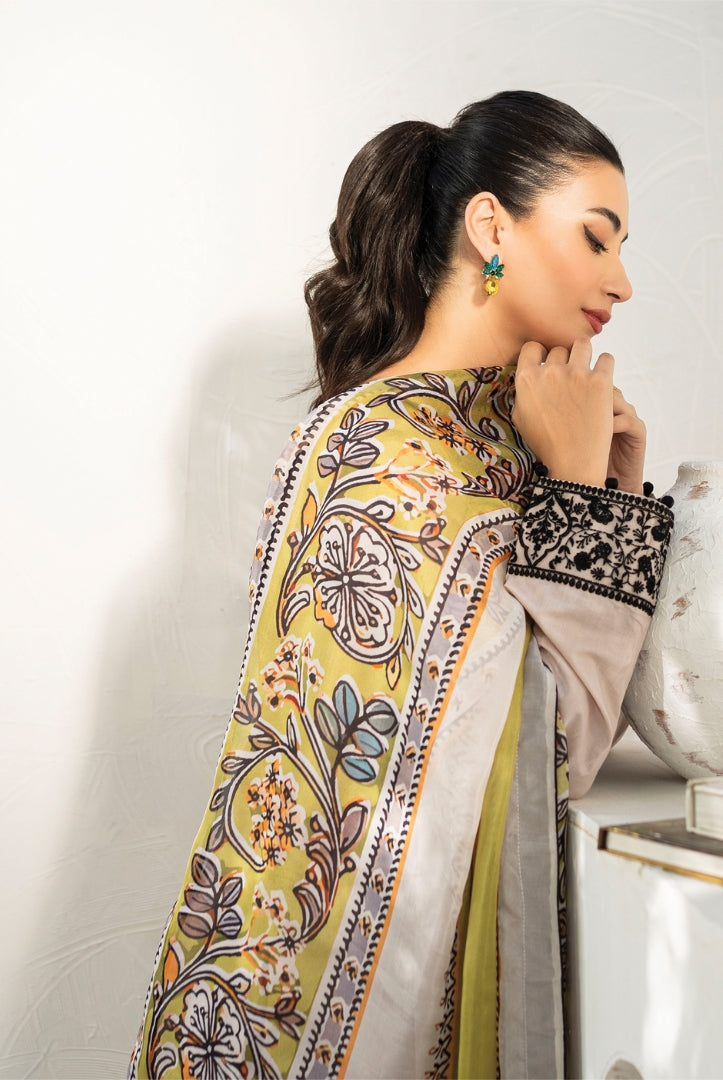 Sienna 3 Piece Stitched Lawn Suit Collection'24 By Muraad - KASIA