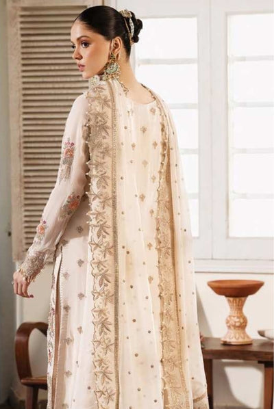 Muse By Serene 3 Piece Stitched Embroidered Chiffon Suit - PERLE