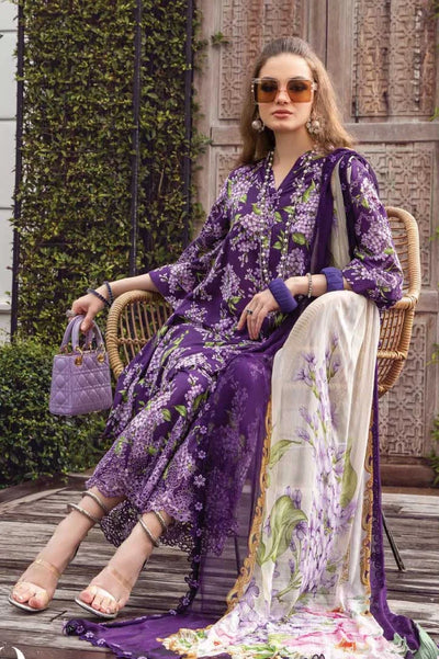 M Prints 3Piece Stitched Suit – 19