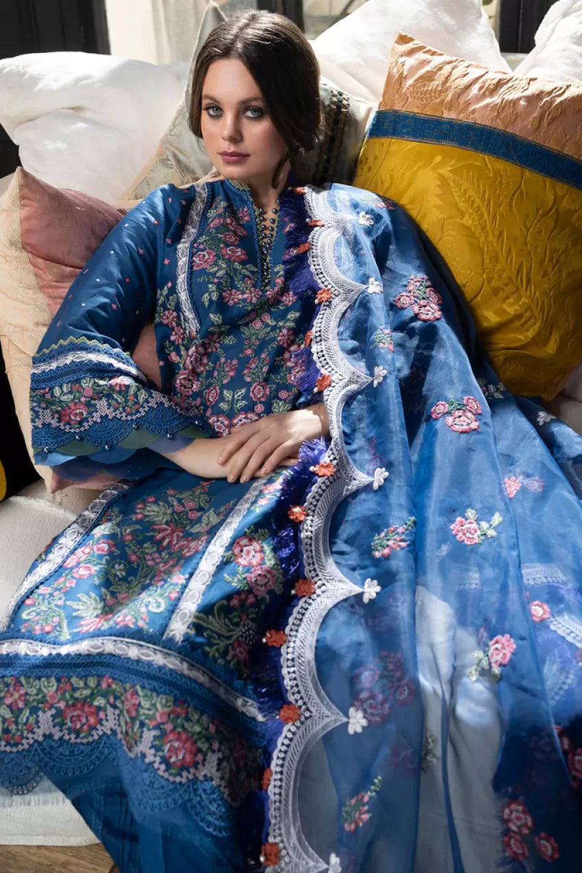 3 Piece Stitched Suit Luxury Lawn By Sobia Nazir - AN-00697