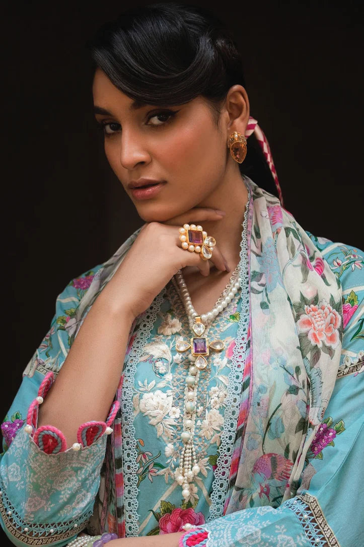 Muzlin By Sana Safinaz 3 Piece Stitched Suit - 07