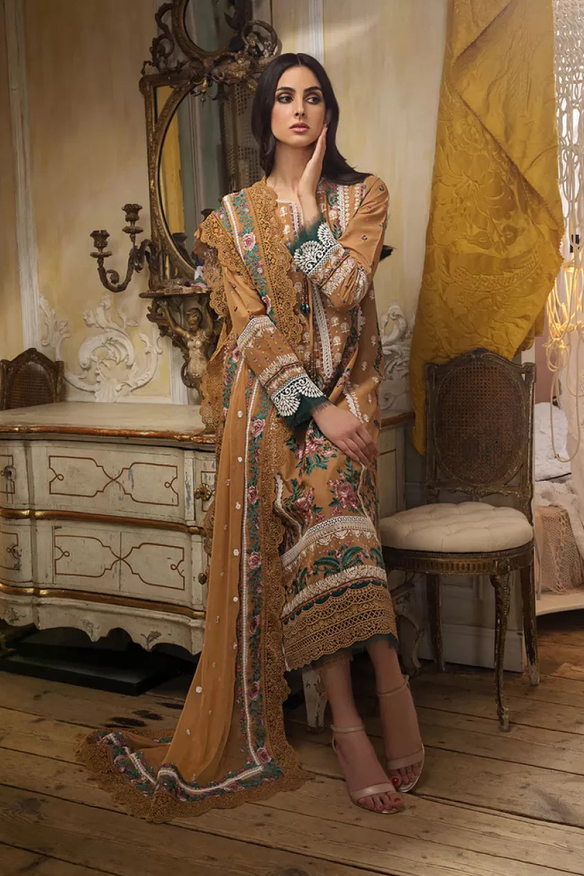 3 Piece Stitched Suit Luxury Lawn By Sobia Nazir - AN-00696