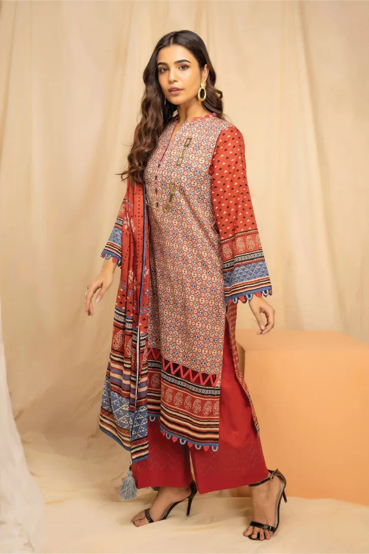 3 Piece Stitched Suit By LSM Komal Lakhany - AN-00763