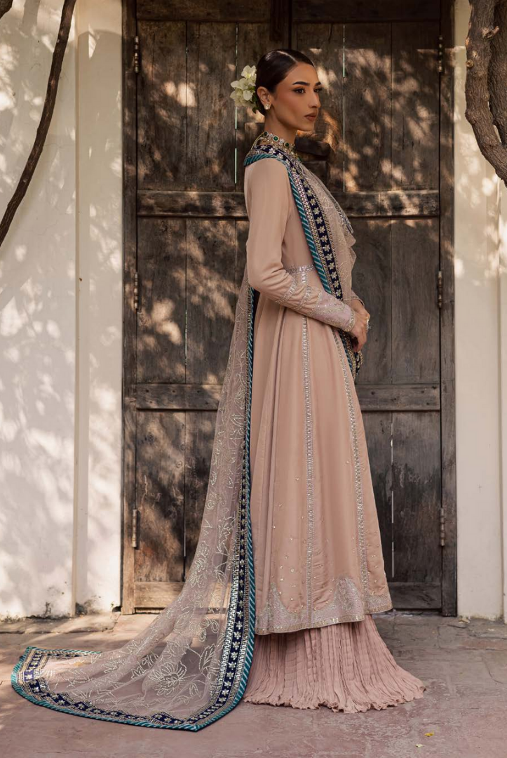 3 Piece Unstitched Velvet Embroidered Maya by Nurèh Wedding Edit Vol-II NU25MV NW-117