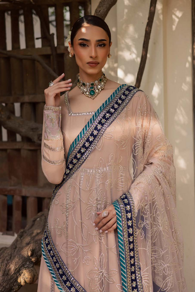 3 Piece Unstitched Velvet Embroidered Maya by Nurèh Wedding Edit Vol-II NU25MV NW-117