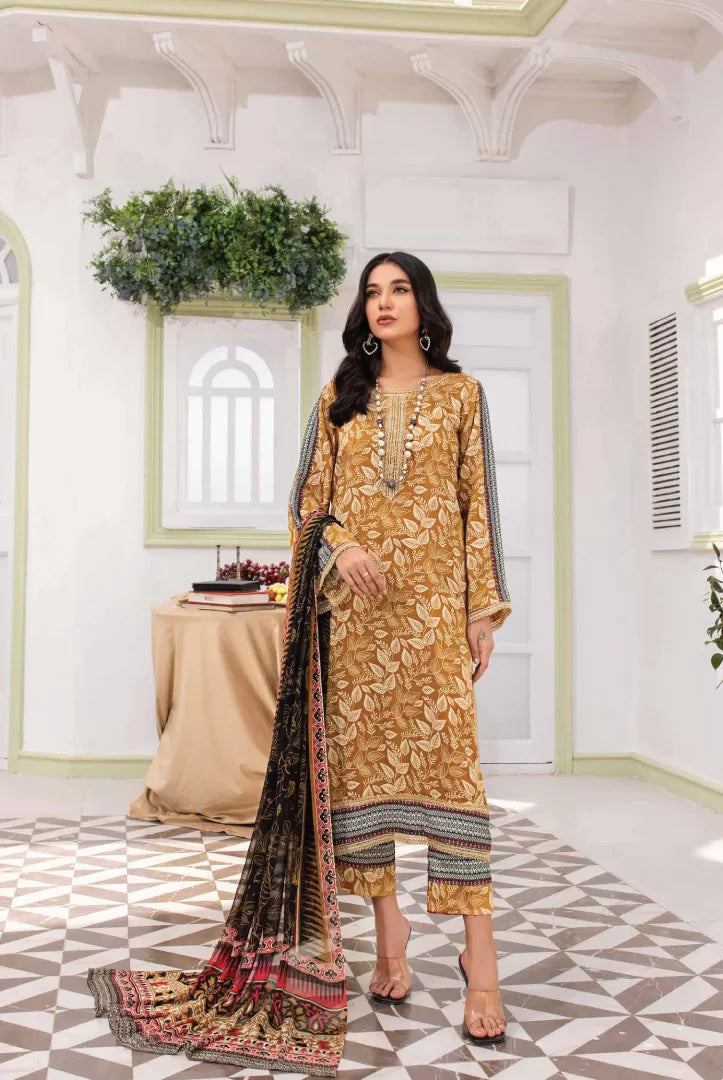 3 Piece Stitched Suits By Sakina Anarkali - 04