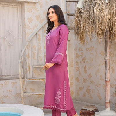 2 Piece Stitched Luxury Embroidered Suits Collection From Iqra By Anarkali - 05