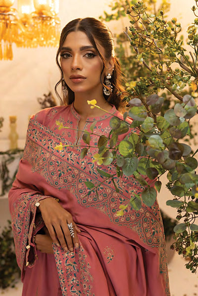 3 Pc Stitched Embroidered Winter Suits Collection By Lakhany - 05