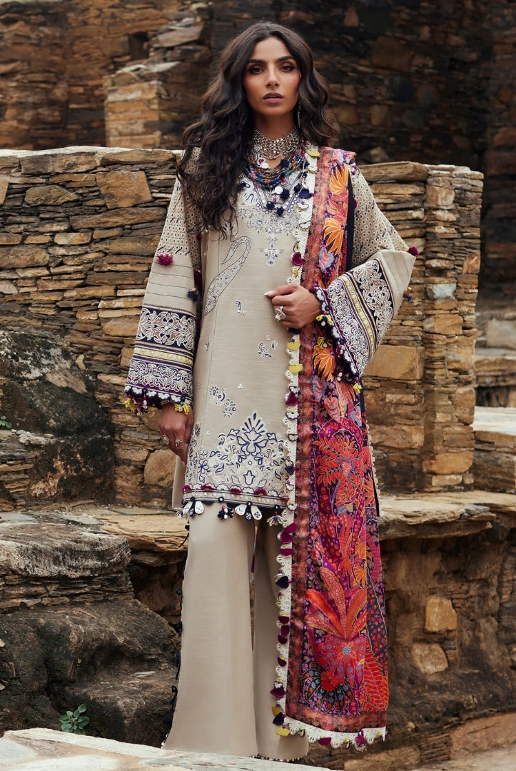 3 Piece Stitched Embroidered Suits From Elan Winter'24 Collection - ARSIA