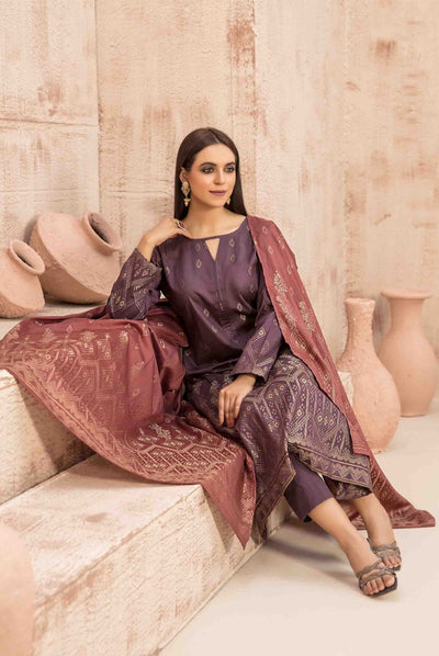 Dardina By Tawakkal 3 Piece Stitched Broshia Banarsi Lawn Suit - 05