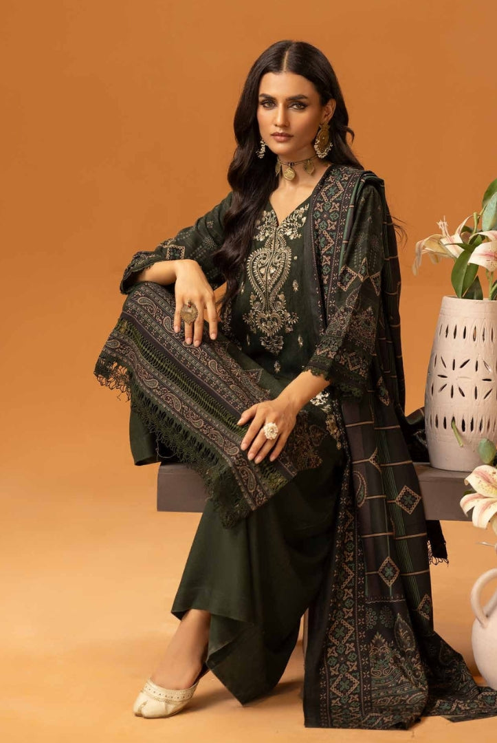 3 Piece Stitched Digital Printed Suits Collection From Roop By Johra - 05