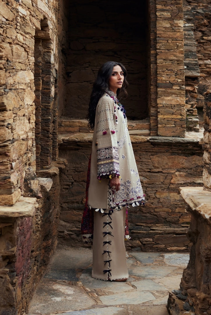 3 Piece Stitched Embroidered Suits From Elan Winter'24 Collection - ARSIA