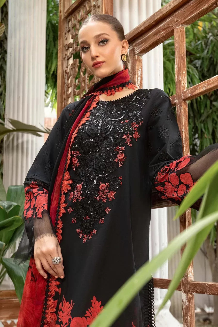 Maria.B M.Prints 3 Piece Stitched Suit - 18
