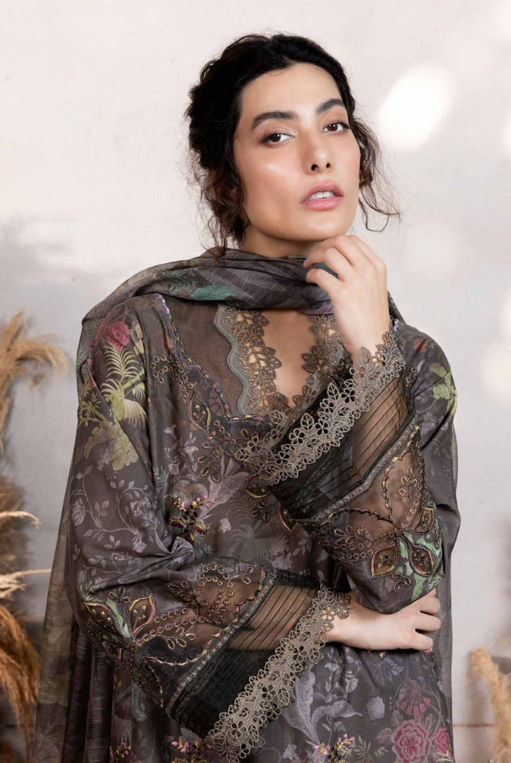 3 Piece Stitched Karandi Printed Suits Collection From Fall Edit '24 By Sobia Nazir - 06