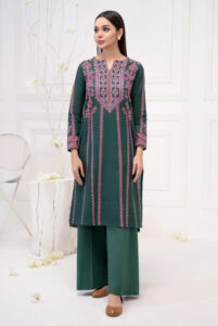 1 Pc Stitched Printed Khaddar Shirt By Limelight Winter Collection - 06