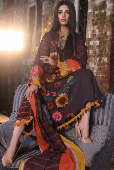 3 Piece Stitched Printed Khaddar Suit From Charizma C-Prints Vol-1 - 06