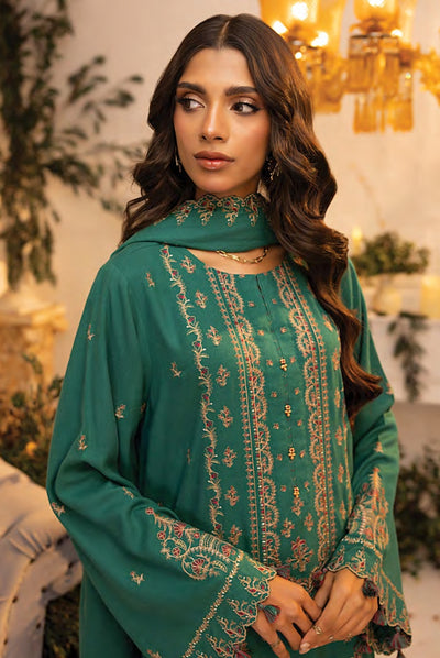 3 Pc Stitched Embroidered Winter Suits Collection By Lakhany - 06
