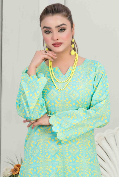 2 Piece Stitched Digital Printed Lawn Suit From Nada By Tawakkal - 06