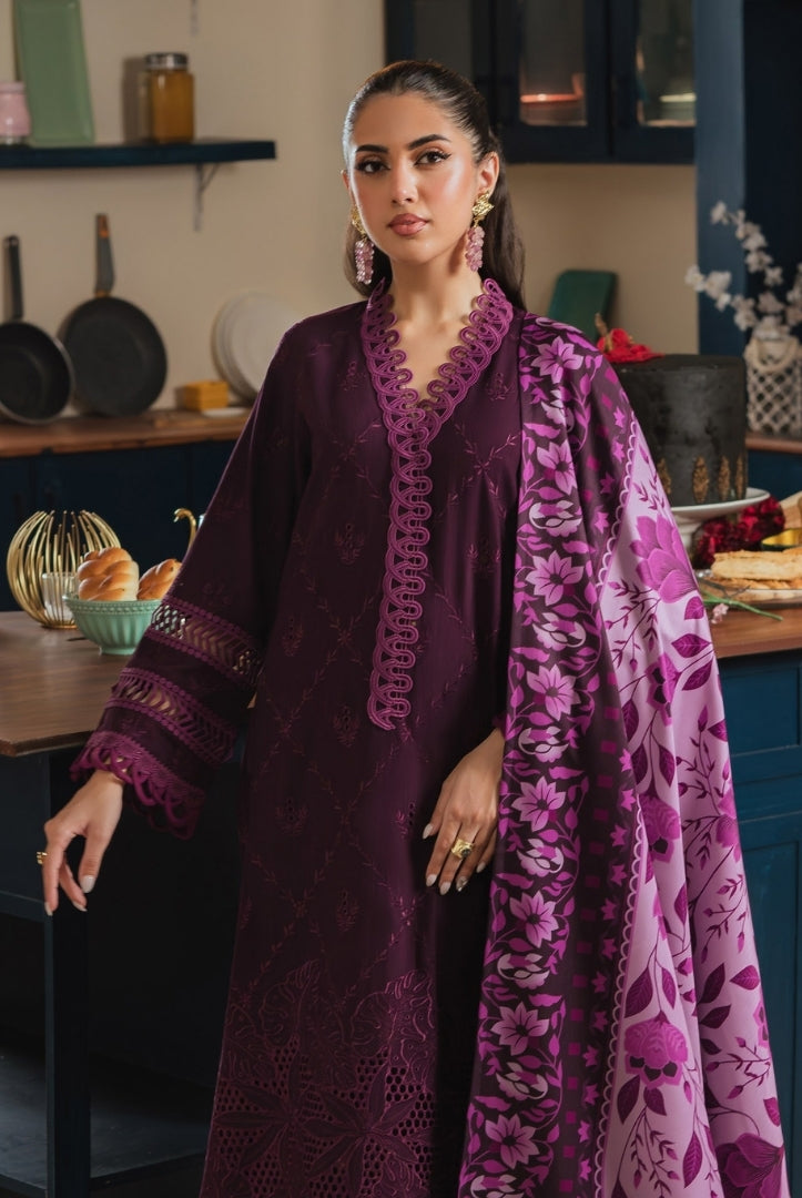 3 Pc Stitched Embroidered Khaddar Winter Collection'24 From Stella By Mahnur - TARANG