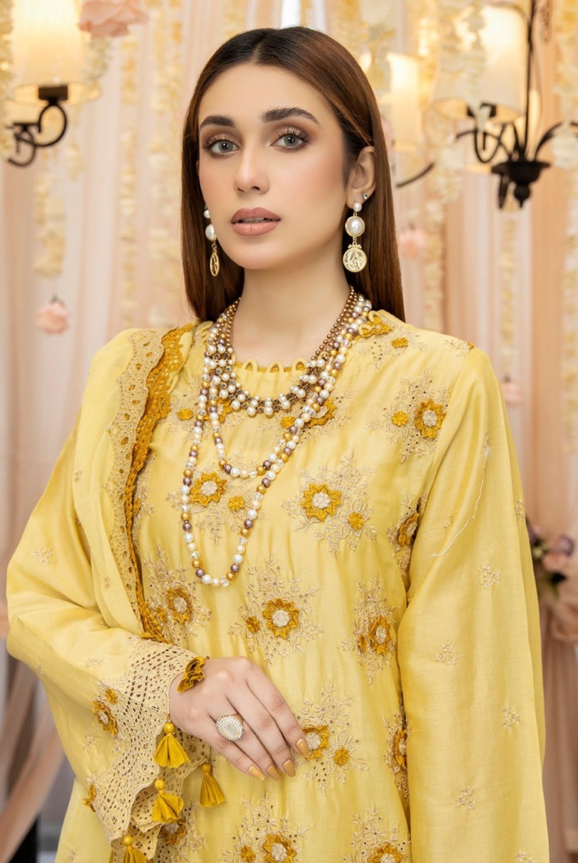 Adan Libas Chantelle 3 Piece Stitched Suit - Freya