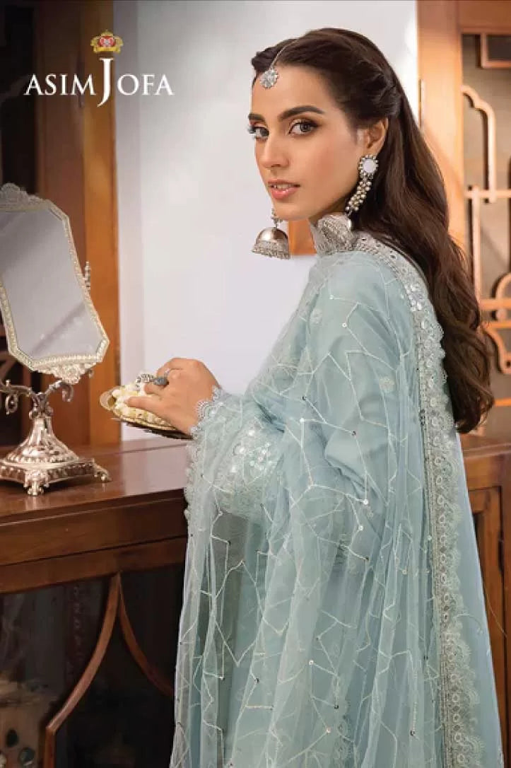 Asim Jofa Shadow Work 3Piece Stitched Suit – 09