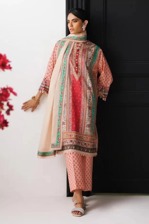 3 Piece Stitched Suit By Sana Safinaz Mahay - 34