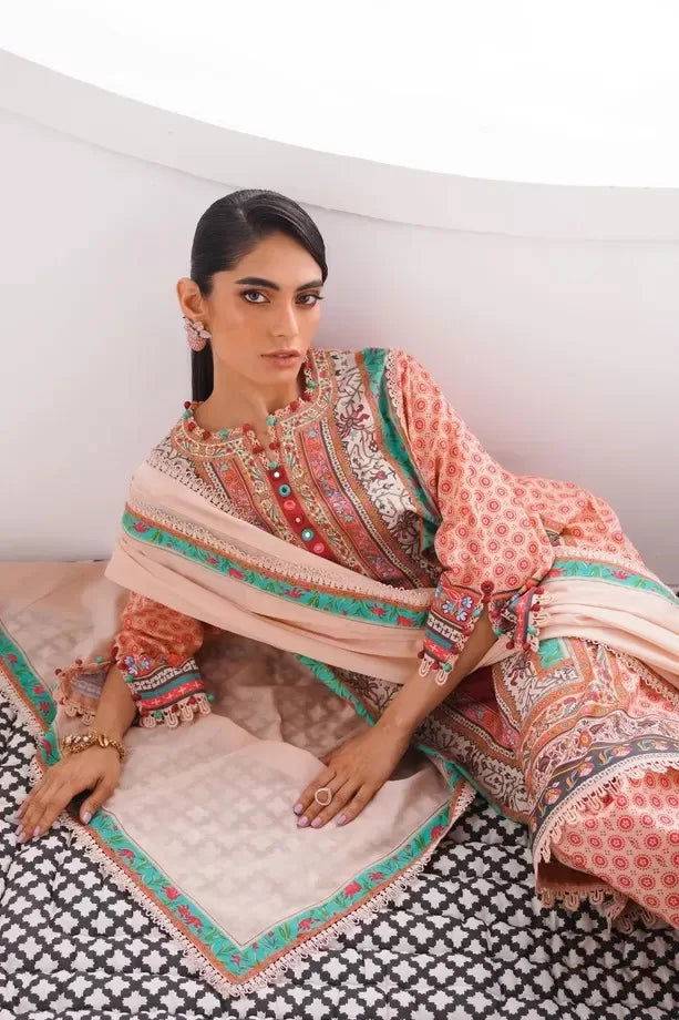 3 Piece Stitched Suit By Sana Safinaz Mahay - 34