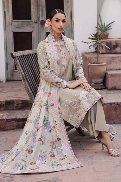 3 Piece Unstitched Velvet Embroidered Maya by Nurèh Wedding Edit Vol-II NU25MV NW-119