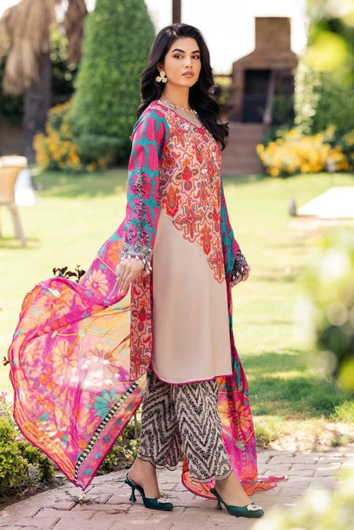 3 Piece Stitched Lawn Suits Collection By Charizma C-Prints | 07