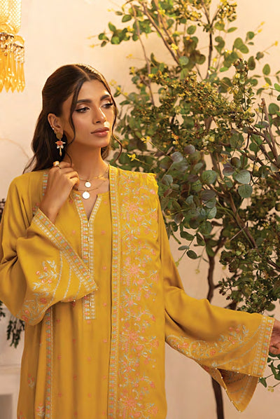 3 Pc Stitched Embroidered Winter Suits Collection By Lakhany - 07