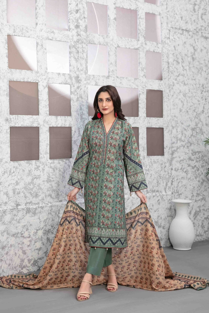 Tawakkal Milan 3 Piece Stitched Suit - 07