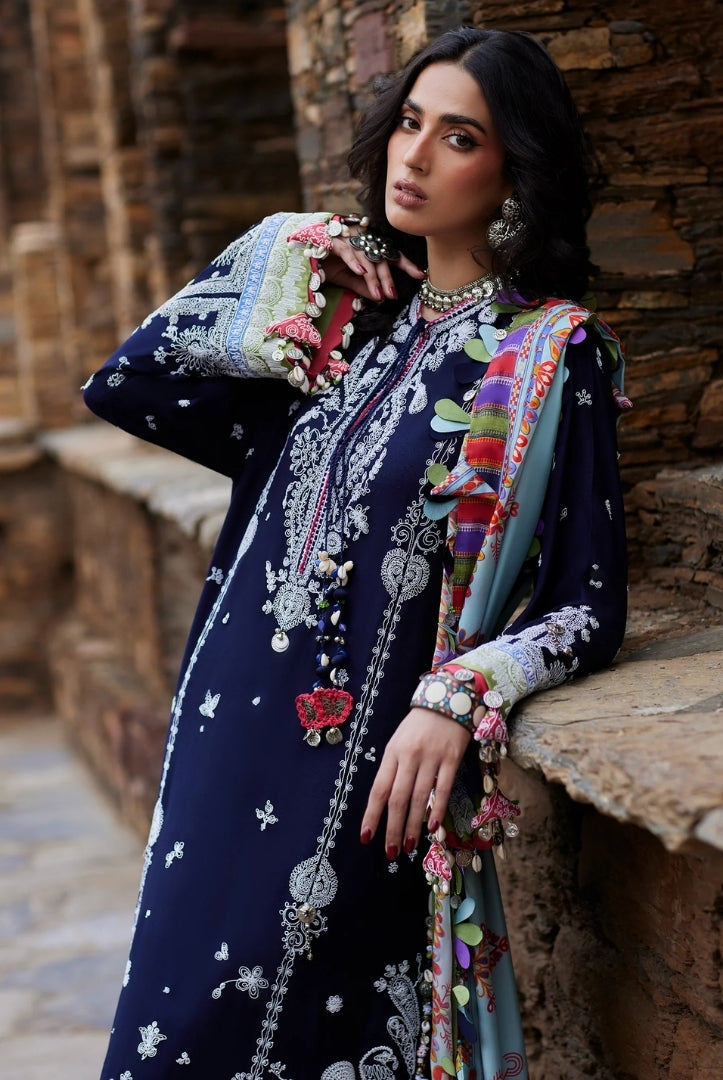 3 Piece Stitched Embroidered Suits From Elan Winter'24 Collection - MAHROSH