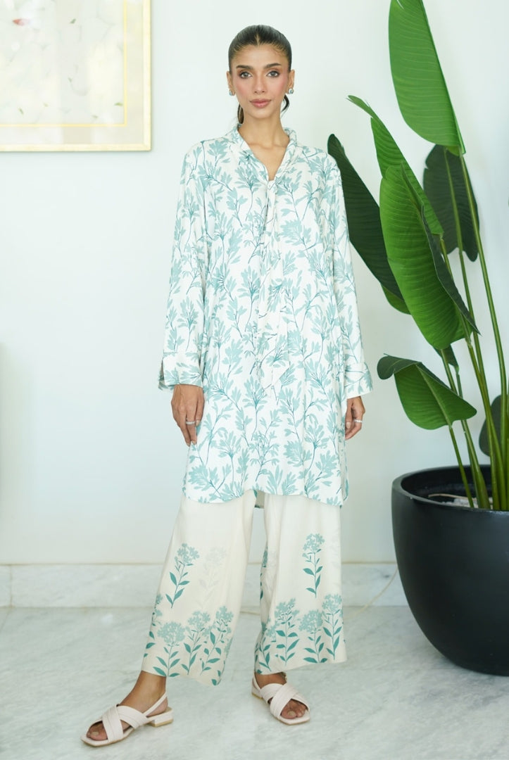 2 Piece Stitched Digital Printed Marina Suit From Sahar Print Edit Fall '24 - 07