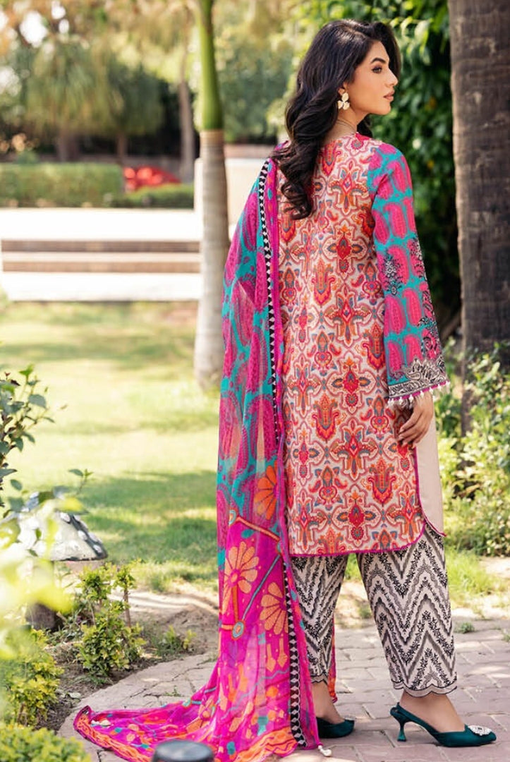 3 Piece Stitched Lawn Suits Collection By Charizma C-Prints | 07