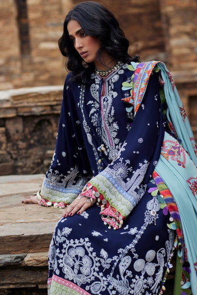 3 Piece Stitched Embroidered Suits From Elan Winter'24 Collection - MAHROSH