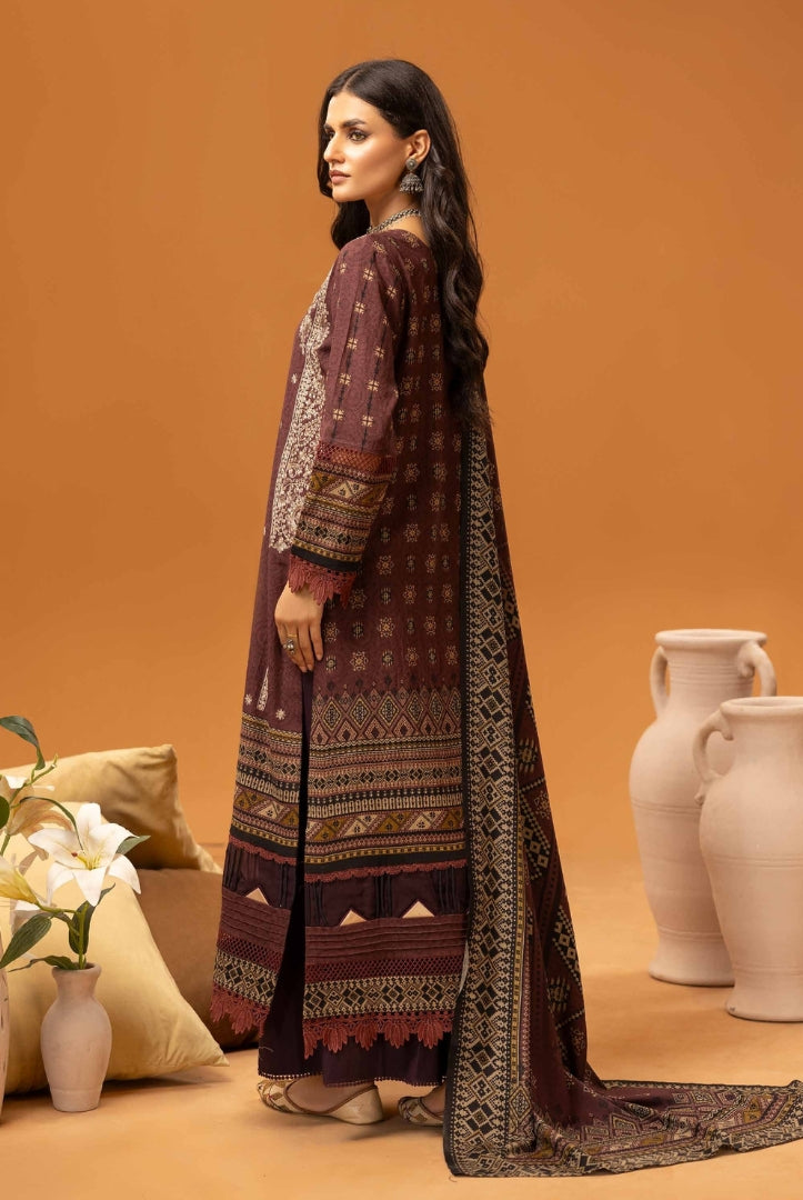 3 Piece Stitched Digital Printed Suits Collection From Roop By Johra - 07