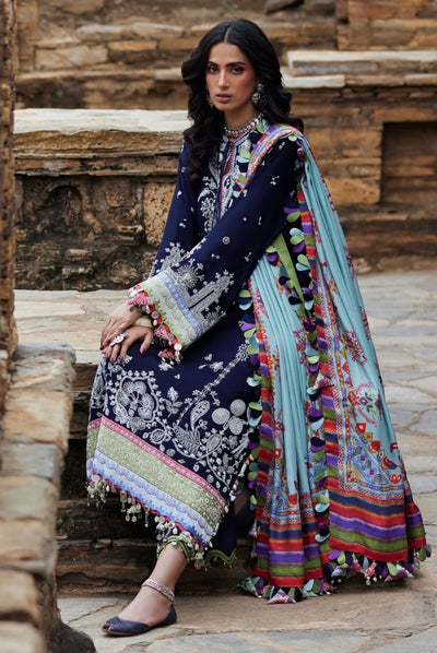 3 Piece Stitched Embroidered Suits From Elan Winter'24 Collection - MAHROSH