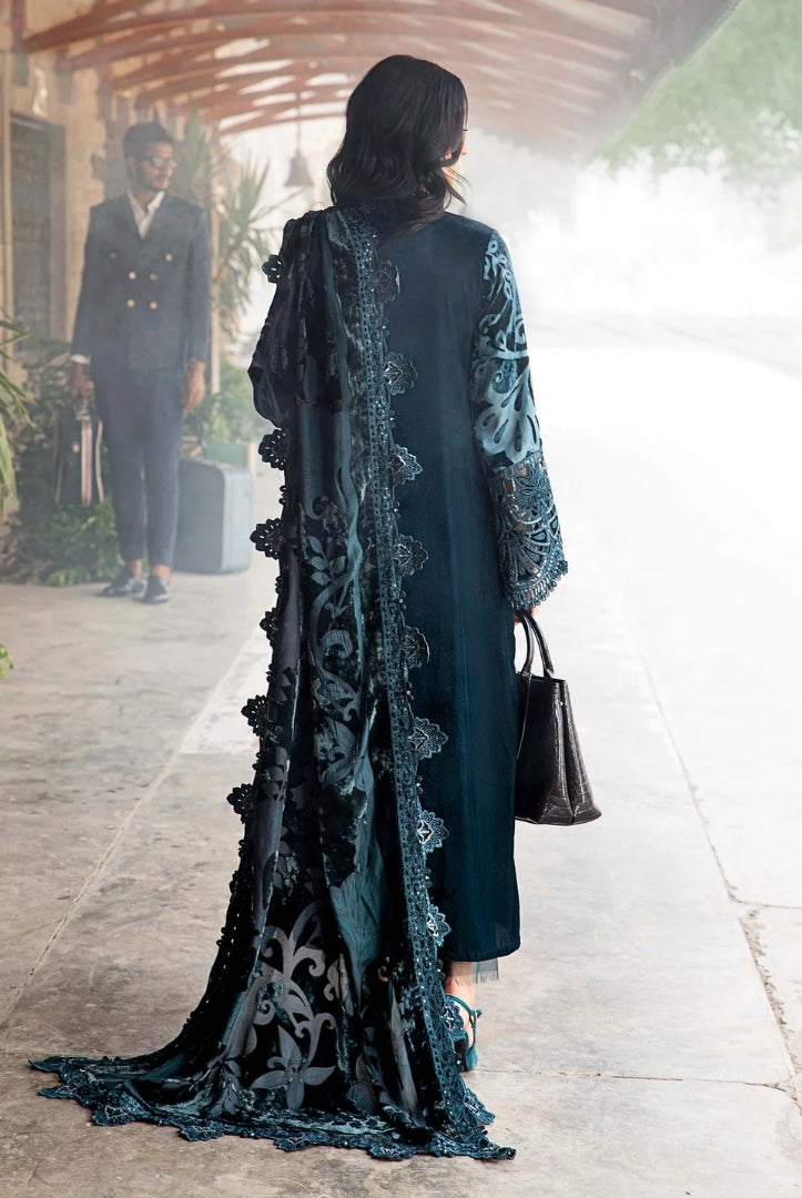 3 Piece Stitched Embroidered Palachi Suit From Maria.B Winter Luxe'24 Collection - 07