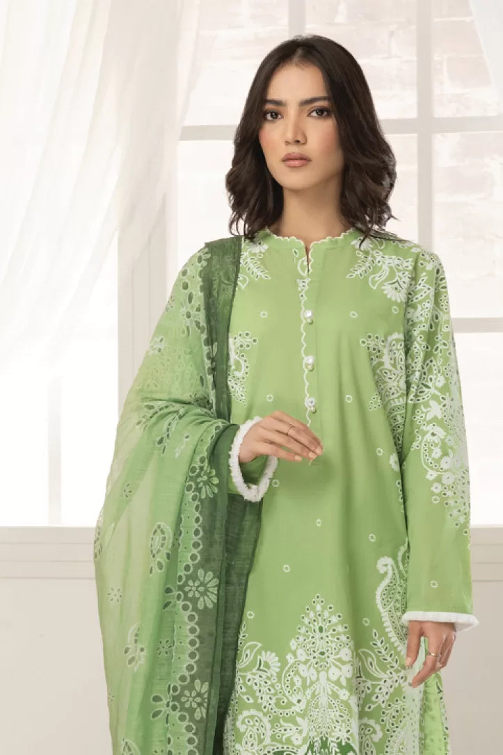 2 Piece Stitched Printed Lawn Suit By Limelight - 16