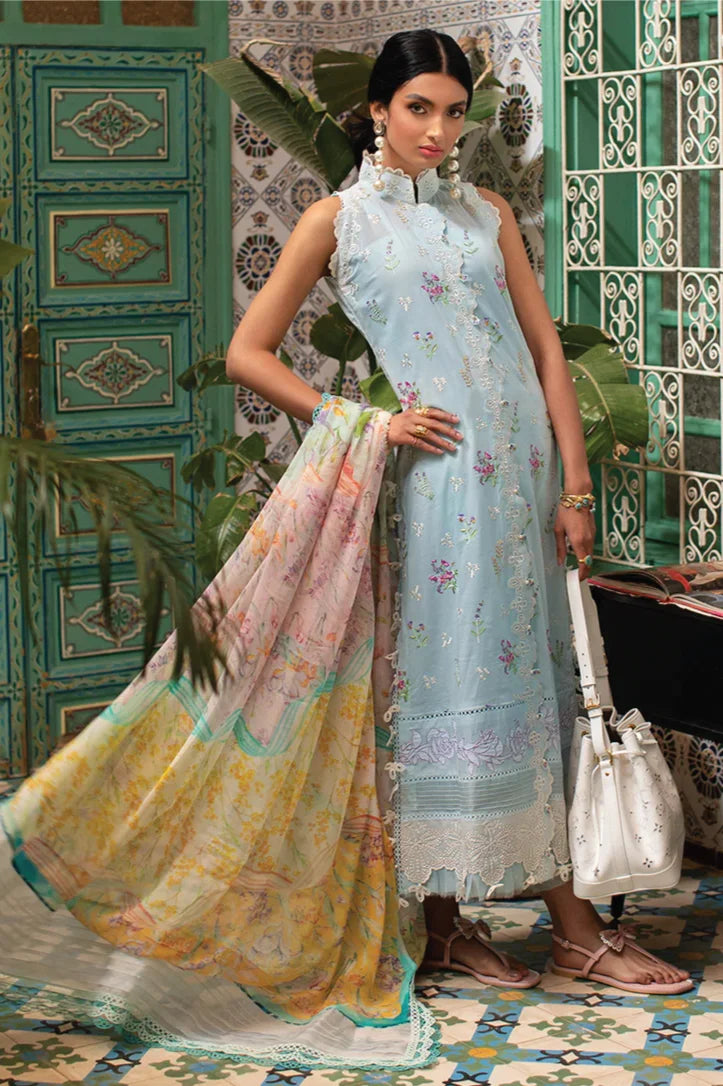 3Piece Stitched Suit By Farah Talib - BIA SKY