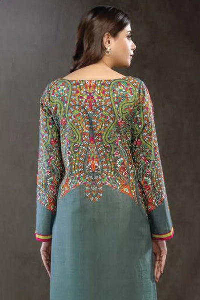 1 Piece Stitched Shirt By Limelight - GREY