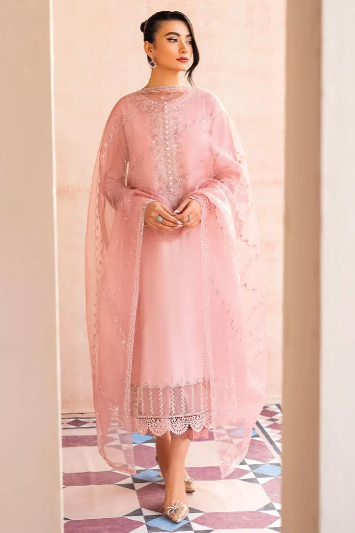 3 Piece Stitched Embroidered Suit By Mushq - PAULINE