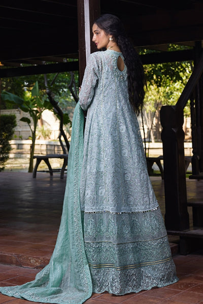 Roohi By Mushq 4 Piece Stitched Embroidered Organza Suit - DIYA