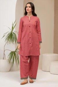 1 Pc Stitched Printed Khaddar Shirt By Limelight Winter Collection - 08