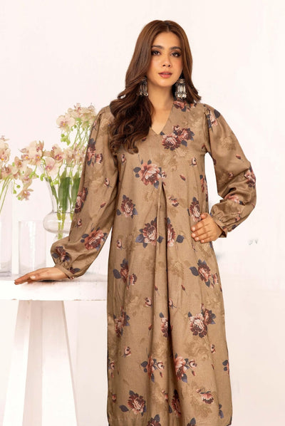 2 Piece Stitched Printed Winter Suits Collection From Inaaya By Johra - 08