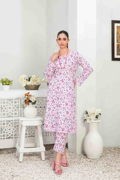 2 Piece Stitched Digital Printed Lawn Suit From Nada By Tawakkal - 08