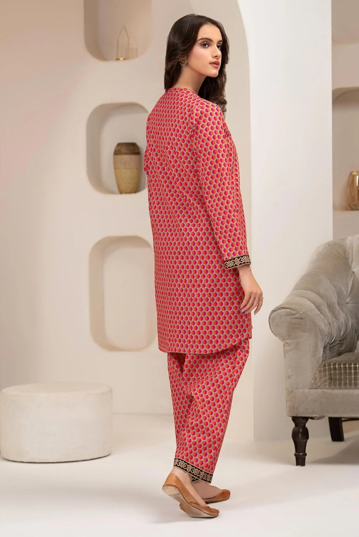 1 Pc Stitched Printed Khaddar Shirt By Limelight Winter Collection - 08