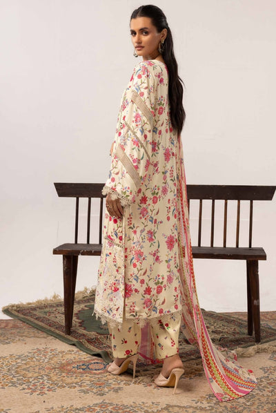 3 Piece Stitched Embroidered Digital Printed Suits Collection From Abeera By Johra - 08