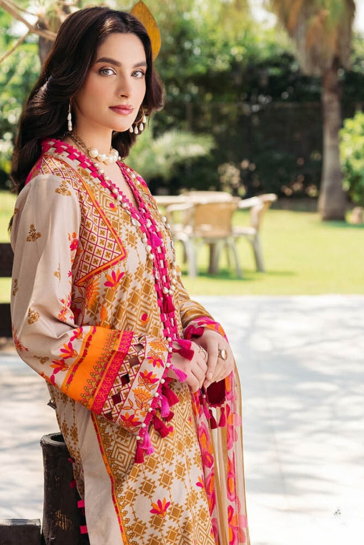 3 Piece Stitched Lawn Suits Collection By Charizma C-Prints | 08