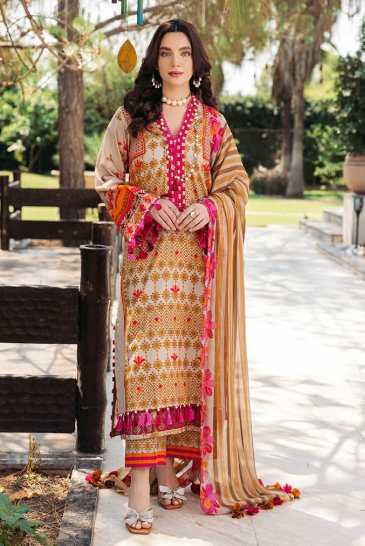 3 Piece Stitched Lawn Suits Collection By Charizma C-Prints | 08